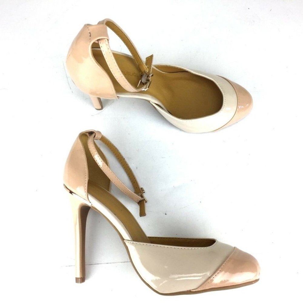 Shoe Republic LA Women's 6.5 Heels Nude Rose Gold
